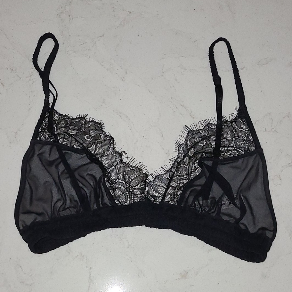 Free People Black Bralette